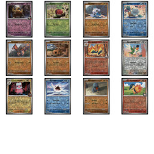 (12) Pokemon Reverse Holo Set