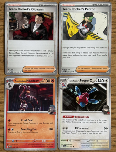 Team rocket pokemon deck - team,