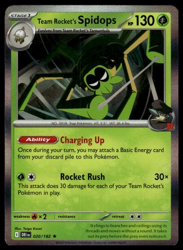 Pokemon team rocket spidops - pokemon,