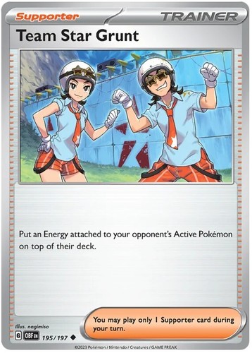 Carta allenatore team star - carta,