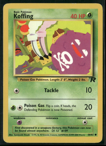 Pokemon team rocket koffing - pokemon,